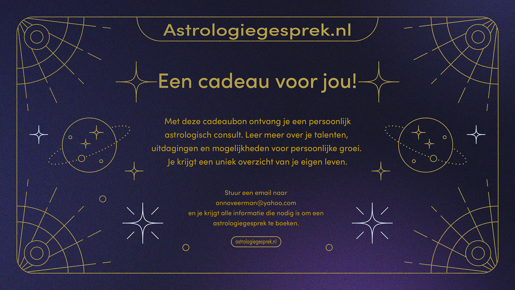Cadeaukaart 2 astrologiegesprek.nl