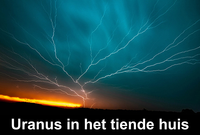 10 Uranus in het tiende huis