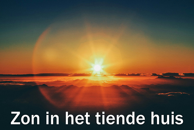 10 Zon in het tiende huis