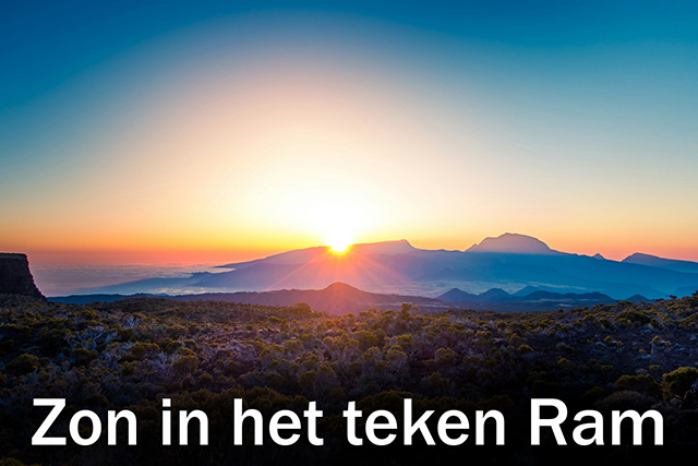 01 Zon in het teken Ram