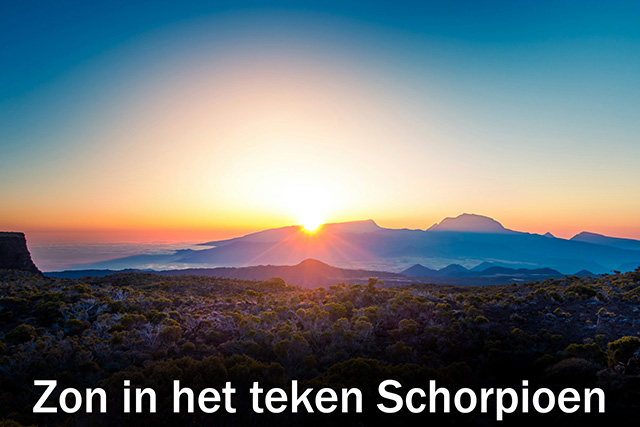 08 Zon in het teken Schorpioen