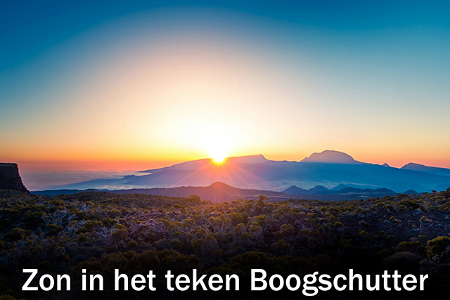 09 Zon in het teken Boogschutter