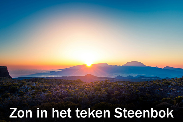 10 Zon in het teken Steenbok